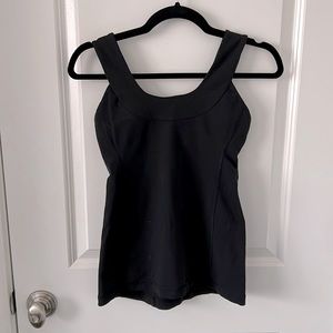 Lululemon Gently Used Built-In Bra Top - Black (size 4)